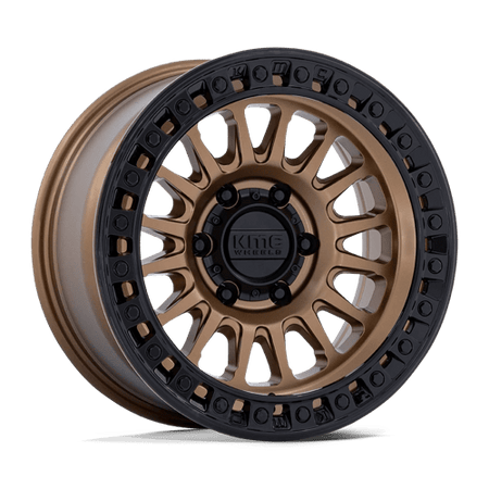 KMC KM552 IMS – 20X9 – 8X165.1 – 18 mm – MATTE BRONZE W GLOSS BLACK LIP
