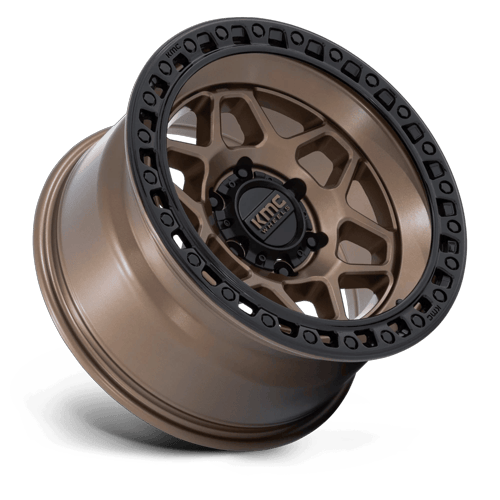 KMC KM553 TORX – 17X8.5 – 6X135 – 0 mm – MATTE BRONZE W GLOSS BLACK LIP