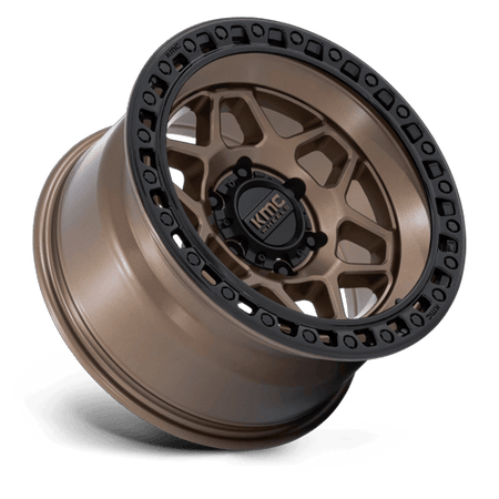 KMC KM553 TORX – 17X8.5 – 6X135 – 0 mm – MATTE BRONZE W GLOSS BLACK LIP