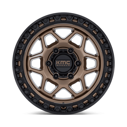 KMC KM553 TORX – 17X8.5 – 6X135 – 0 mm – MATTE BRONZE W GLOSS BLACK LIP
