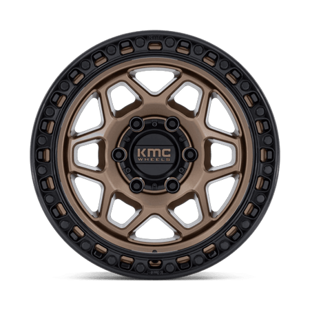 KMC KM553 TORX – 17X8.5 – 6X135 – 0 mm – MATTE BRONZE W GLOSS BLACK LIP