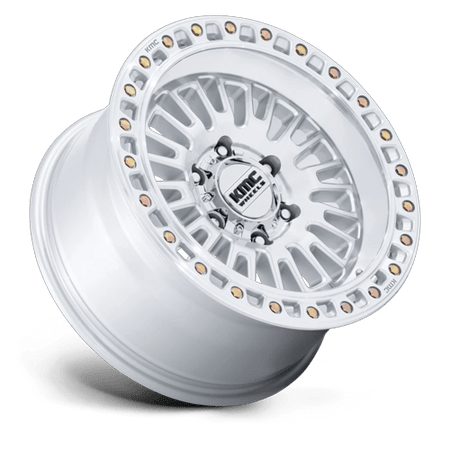 KMC KM554 AZTEC – 17X8.5 – 6X135 – 0 mm – GLOSS SILVER W/ MACHINED FACE