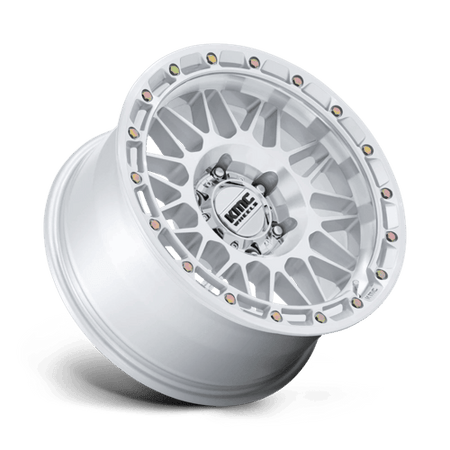KMC KM555 ATTACK – 17X8.5 – 6X135 – 0 mm – GLOSS SILVER W/ MACHINED FACE