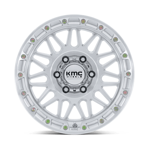 KMC KM555 ATTACK – 17X8.5 – 6X135 – 0 mm – GLOSS SILVER W/ MACHINED FACE