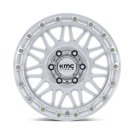 KMC KM555 ATTACK – 17X8.5 – 6X135 – 0 mm – GLOSS SILVER W/ MACHINED FACE