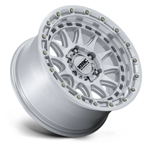 KMC KM556 CRUX – 17X8.5 – 6X135 – 0 mm – GLOSS SILVER W/ MACHINED FACE