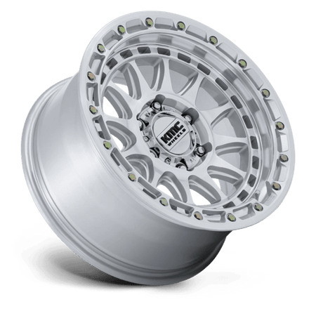 KMC KM556 CRUX – 18X9 – 8X180 – 18 mm – GLOSS SILVER W/ MACHINED FACE