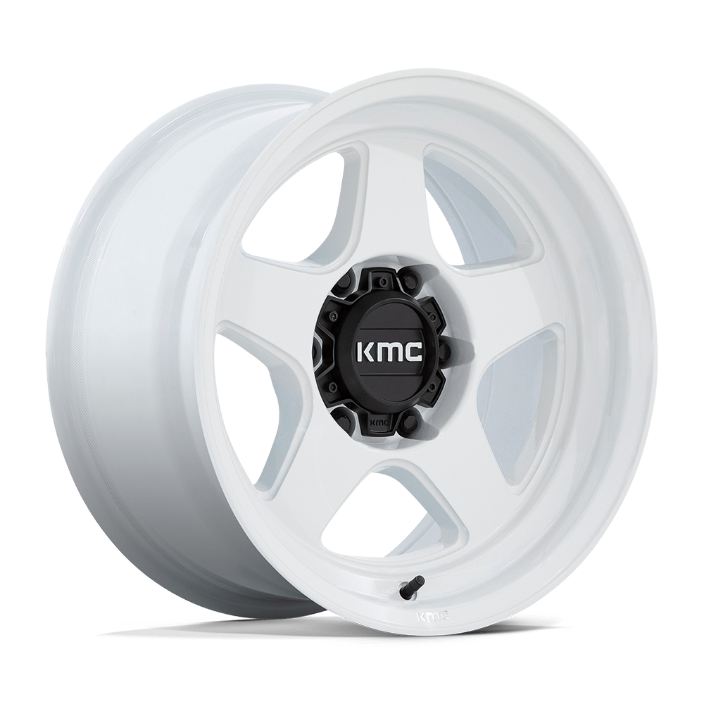 KMC KM728 LOBO – 17X8.5 – 6X139.7 – -10 mm – GLOSS WHITE