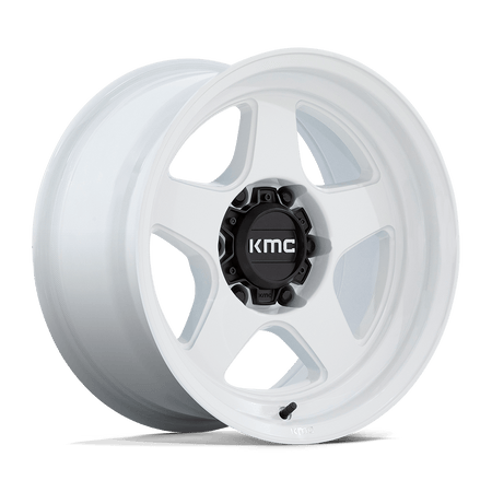 KMC KM728 LOBO – 17X8.5 – 6X139.7 – -10 mm – GLOSS WHITE