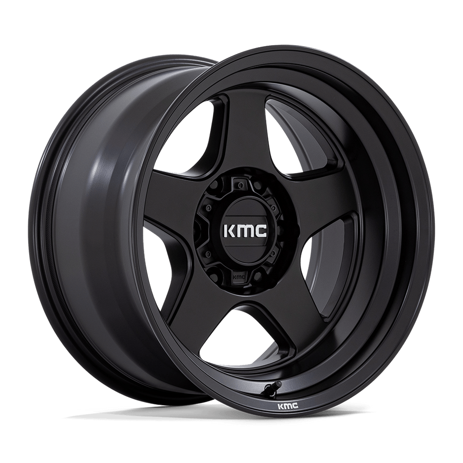 KMC KM728 LOBO – 17X8.5 – 6X139.7 – 18 mm – MATTE BLACK