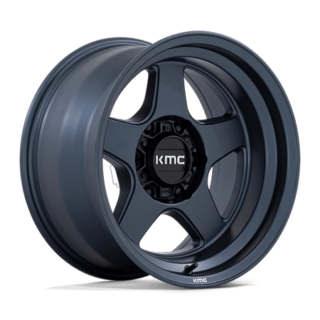 KMC KM728 LOBO – 17X8.5 – 6X139.7 – 18 mm – METALLIC BLUE
