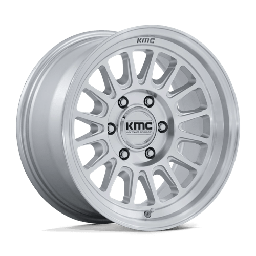 KMC KM733 IMPACT FFT – 18X9 – 8X170 – 18 mm – GLOSS SILVER W/ MACHINED FACE