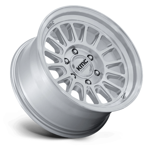 KMC KM733 IMPACT FFT – 18X9 – 8X170 – 18 mm – GLOSS SILVER W/ MACHINED FACE
