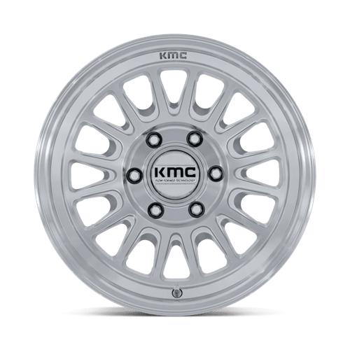 KMC KM733 IMPACT FFT – 18X9 – 8X170 – 18 mm – GLOSS SILVER W/ MACHINED FACE