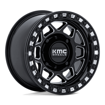 KMC Powersports KS241 TORX UTV BEADLOCK – 15X8 – 4X137 – 0 mm – GLOSS BLACK MILLED