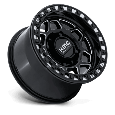 KMC Powersports KS241 TORX UTV BEADLOCK – 15X8 – 4X137 – 0 mm – GLOSS BLACK MILLED