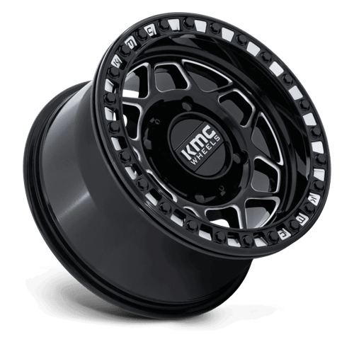 KMC Powersports KS241 TORX UTV BEADLOCK – 15X8 – 4X156 – 0 mm – GLOSS BLACK MILLED