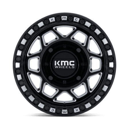 KMC Powersports KS241 TORX UTV BEADLOCK – 15X8 – 4X137 – 0 mm – GLOSS BLACK MILLED
