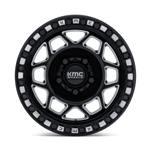 KMC Powersports KS241 TORX UTV BEADLOCK – 15X8 – 5X114.3 – 0 mm – GLOSS BLACK MILLED