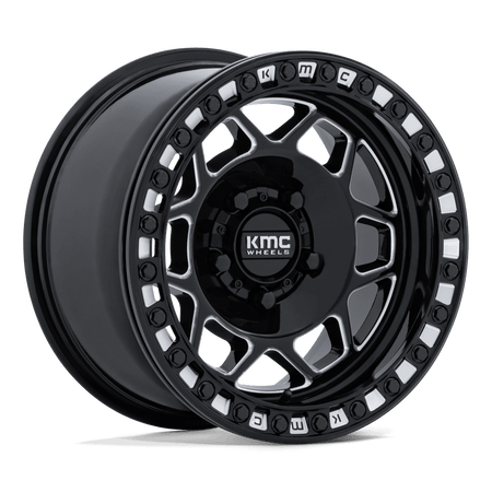 KMC Powersports KS241 TORX UTV BEADLOCK – 15X7 – 5X114.3 – 38 mm – GLOSS BLACK MILLED