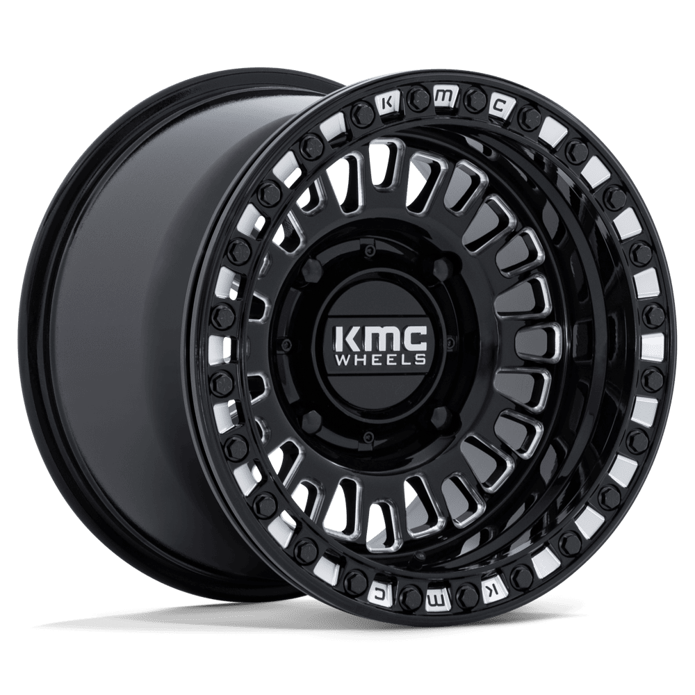 KMC Powersports KS242 AZTEC UTV BEADLOCK – 15X10 – 4X156 – 0 mm – GLOSS BLACK MILLED