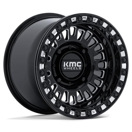 KMC Powersports KS242 AZTEC UTV BEADLOCK – 15X8 – 4X137 – 0 mm – GLOSS BLACK MILLED