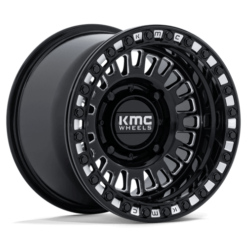KMC Powersports KS242 AZTEC UTV BEADLOCK – 15X8 – 4X137 – 0 mm – GLOSS BLACK MILLED