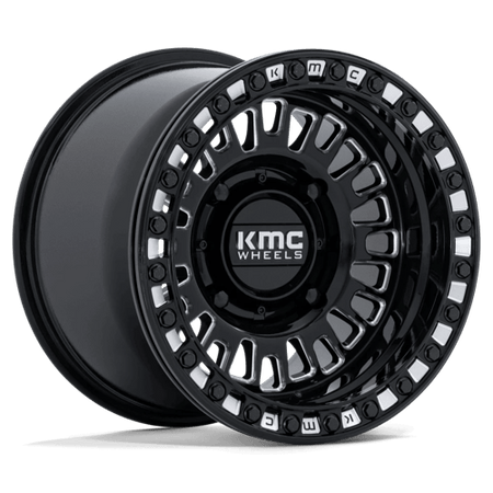 KMC Powersports KS242 AZTEC UTV BEADLOCK – 15X8 – 4X137 – 0 mm – GLOSS BLACK MILLED