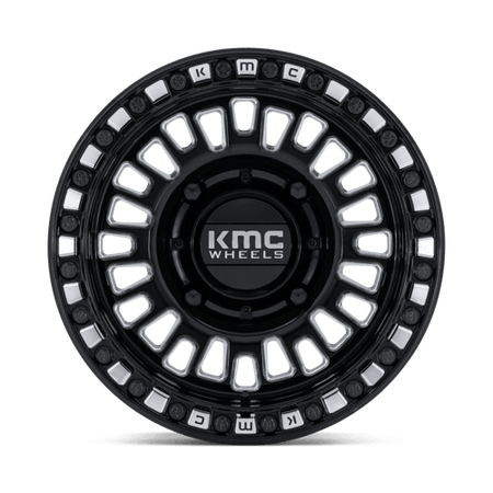 KMC Powersports KS242 AZTEC UTV BEADLOCK – 15X8 – 4X137 – 0 mm – GLOSS BLACK MILLED