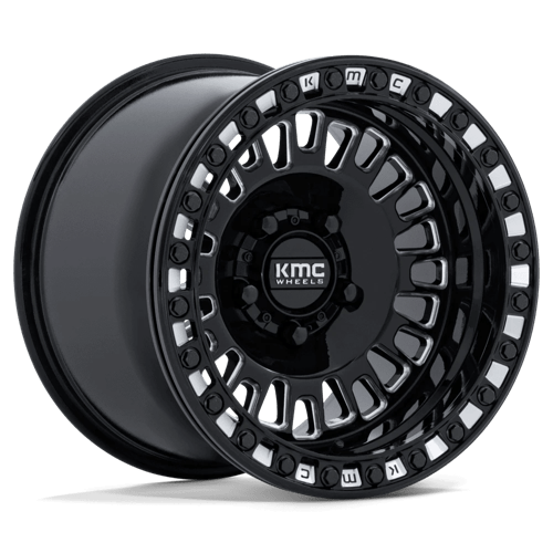 KMC Powersports KS242 AZTEC UTV BEADLOCK – 15X7 – 5X114.3 – 38 mm – GLOSS BLACK MILLED