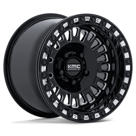 KMC Powersports KS242 AZTEC UTV BEADLOCK – 15X7 – 5X114.3 – 38 mm – GLOSS BLACK MILLED