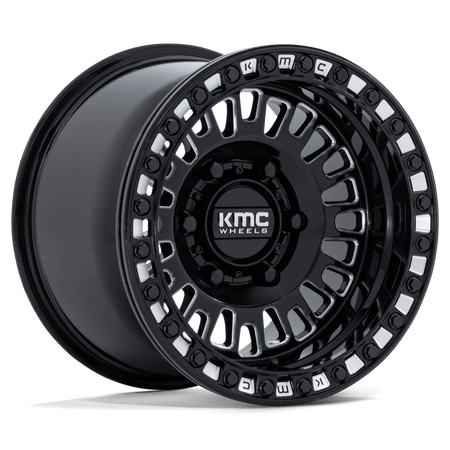 KMC Powersports KS242 AZTEC UTV BEADLOCK – 15X8 – 6X139.7 – 0 mm – GLOSS BLACK MILLED