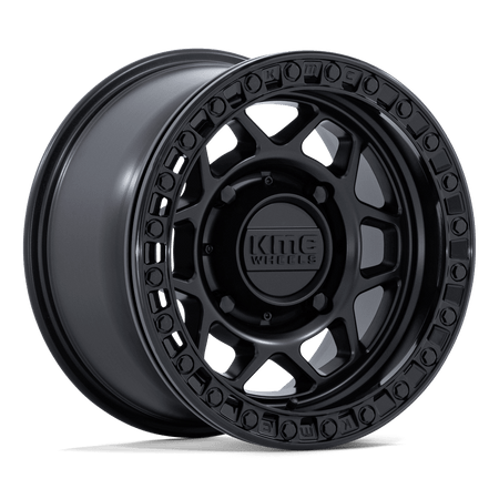 KMC Powersports KS241 TORX UTV BEADLOCK – 15X7 – 6X139.7 – 38 mm – MATTE BLACK W/ GLOSS BLACK RG
