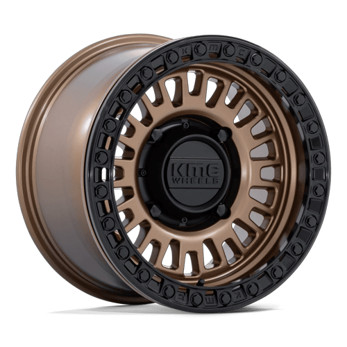 KMC Powersports KS242 AZTEC UTV BEADLOCK – 15X10 – 4X156 – 0 mm – MATTE BRONZE W/ MATTE BLACK RG