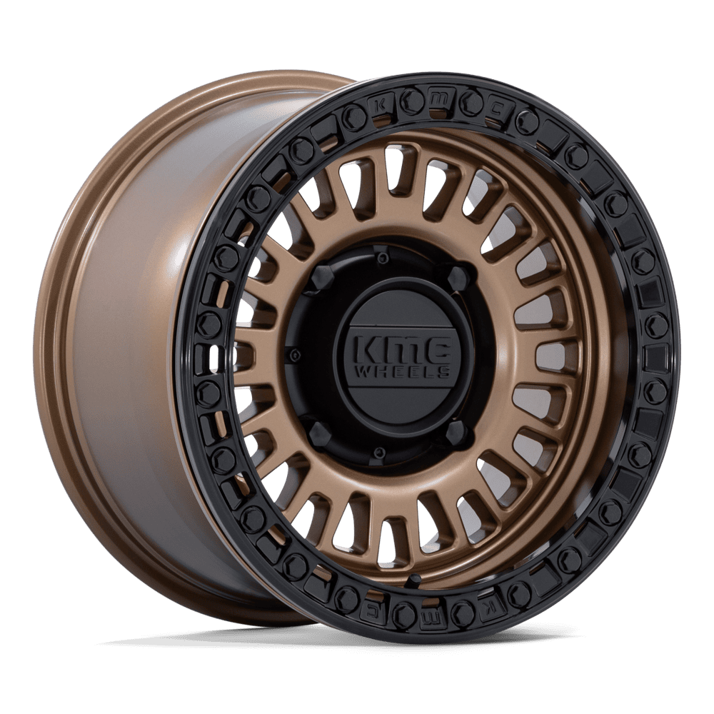 KMC Powersports KS242 AZTEC UTV BEADLOCK – 15X7 – 5X114.3 – 38 mm – MATTE BRONZE W/ MATTE BLACK RG