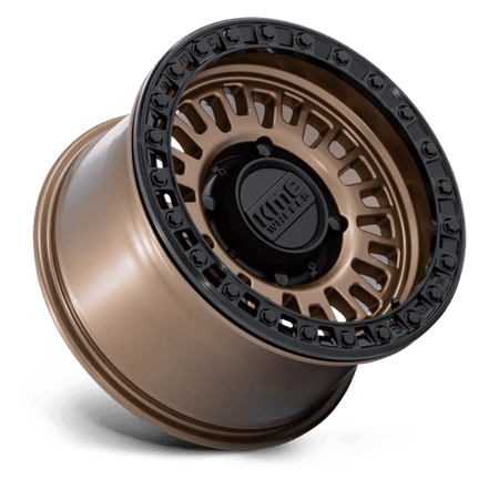 KMC Powersports KS242 AZTEC UTV BEADLOCK – 15X10 – 4X156 – 0 mm – MATTE BRONZE W/ MATTE BLACK RG
