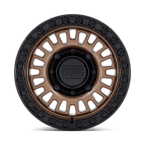 KMC Powersports KS242 AZTEC UTV BEADLOCK – 15X10 – 4X156 – 0 mm – MATTE BRONZE W/ MATTE BLACK RG