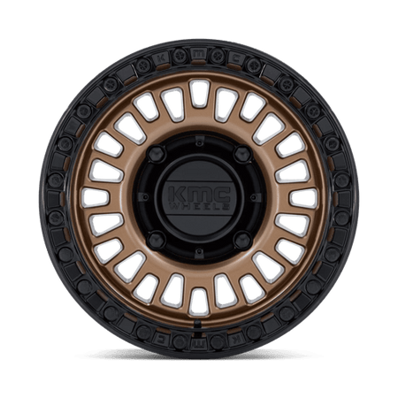 KMC Powersports KS242 AZTEC UTV BEADLOCK – 15X10 – 4X156 – 0 mm – MATTE BRONZE W/ MATTE BLACK RG