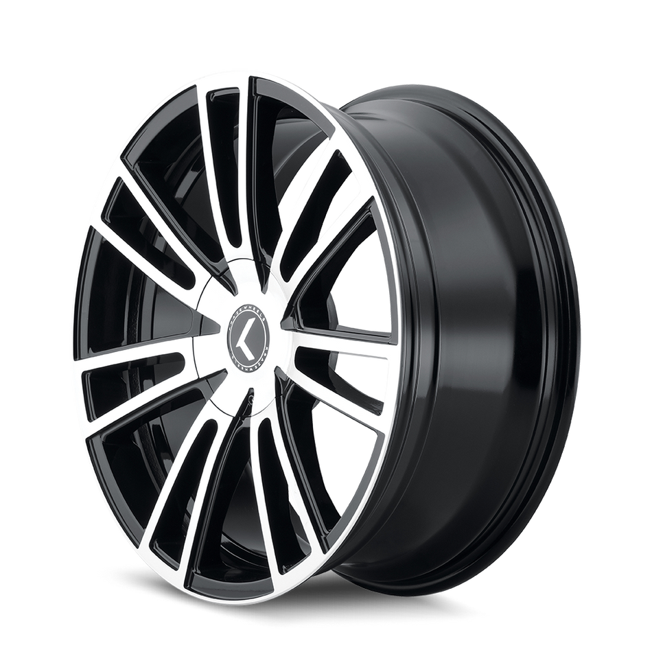 Kraze Wheels SPECTRA – 18x8, 5x115/5x120, +40 – Gloss Black Machined