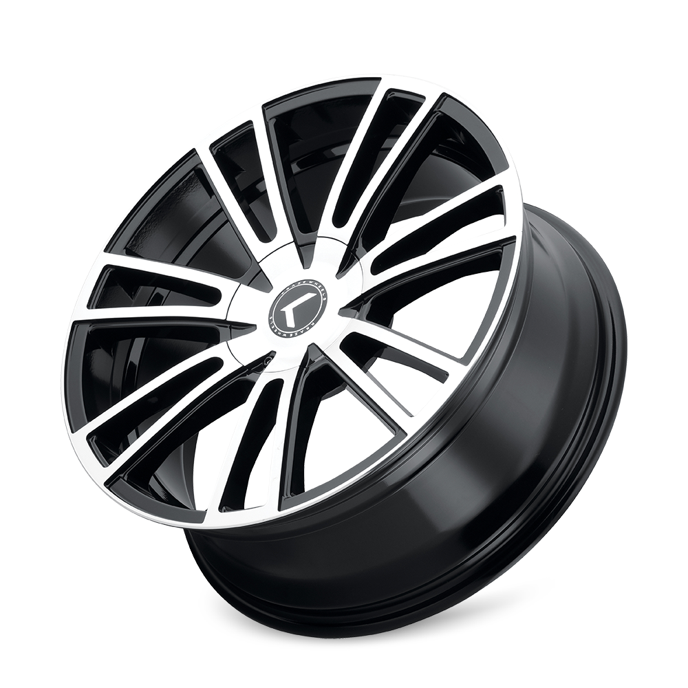 Kraze Wheels SPECTRA – 18x8, 5x115/5x120, +40 – Gloss Black Machined