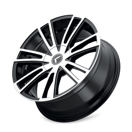 Kraze Wheels SPECTRA – 18x8, 5x108/5x114.3, +40 – Gloss Black Machined