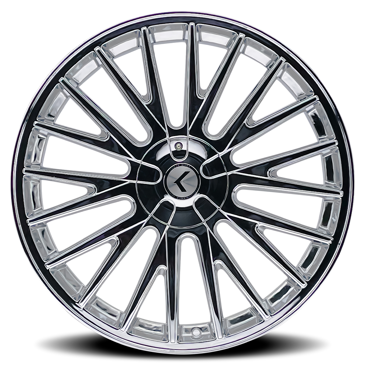 Kraze Wheels DOUBLE DOWN – 20x8.5, 5x112/5x120, +38 – Chrome