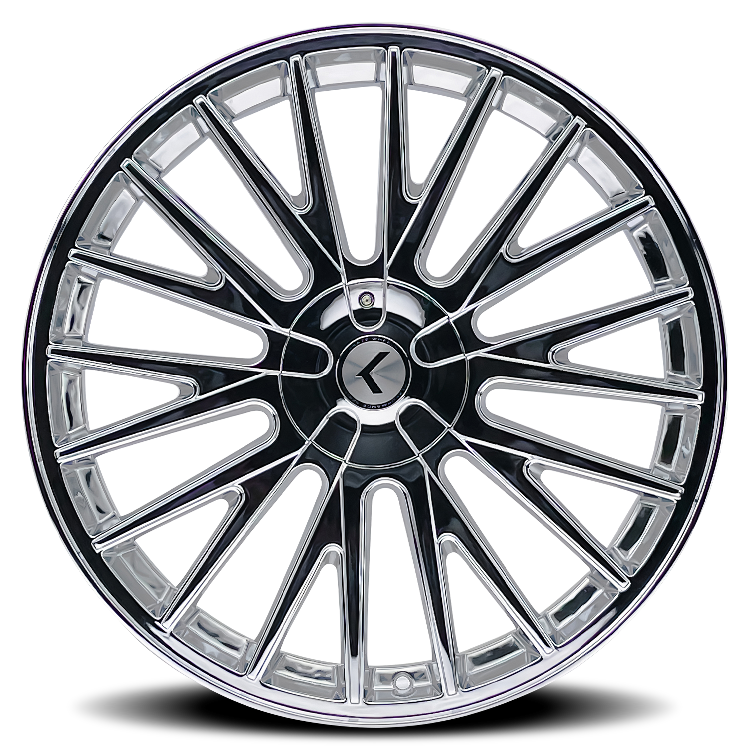 Kraze Wheels DOUBLE DOWN – 20x8.5, 5x112/5x120, +38 – Chrome