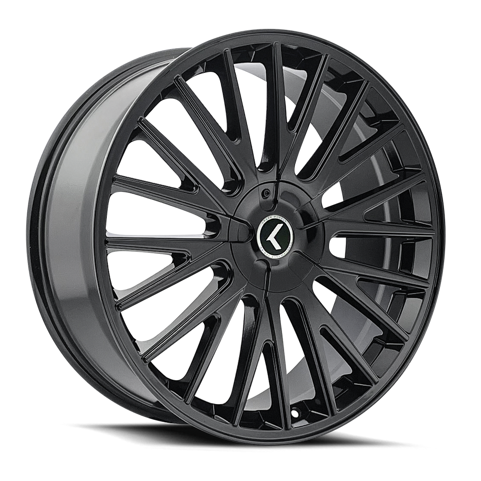 Kraze Wheels DOUBLE DOWN – 20x8.5, 5x108/5x114.3, +38 – Gloss Black
