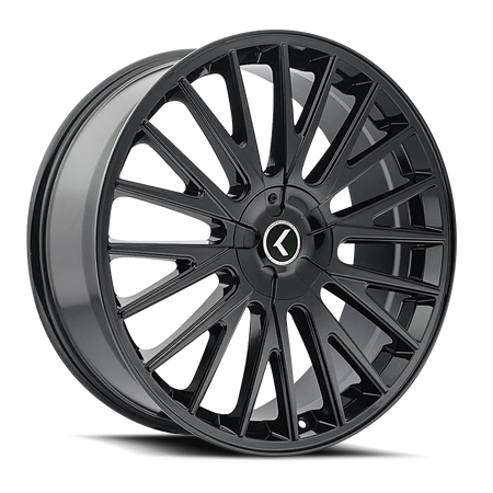 Kraze Wheels DOUBLE DOWN – 22x8.5, 5x110/5x115, +38 – Gloss Black