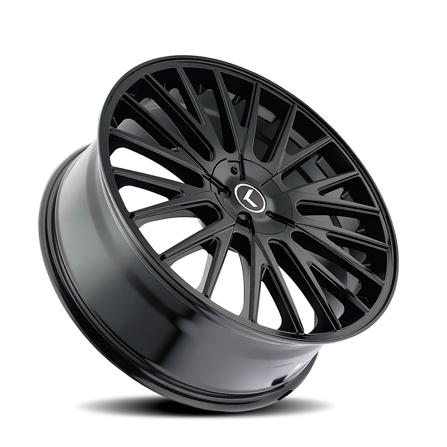 Kraze Wheels DOUBLE DOWN – 20x8.5, 5x108/5x114.3, +38 – Gloss Black