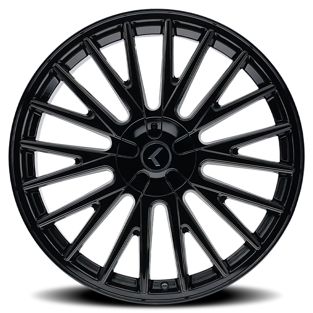 Kraze Wheels DOUBLE DOWN – 17x8, 5x108/5x114.3, +38 – Gloss Black