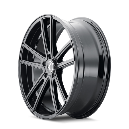Kraze Wheels LUSSO – 22x9.5, 6x139.7, +30 – Gloss Black