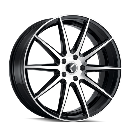 Kraze Wheels COSMOS – 18x8, 5x114.3, +40 – Gloss Black Machined