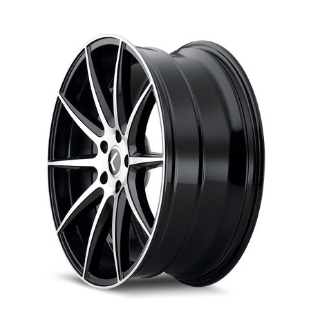Kraze Wheels COSMOS – 17x8, 5x114.3, +38 – Gloss Black Machined